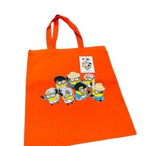 Universal Orange Cartoon Character Tote Bag